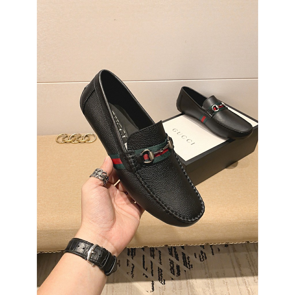 2021 shoes hot tide newของแท้ GUCCI Mens Casual shoes แฟชั่นเบาๆ