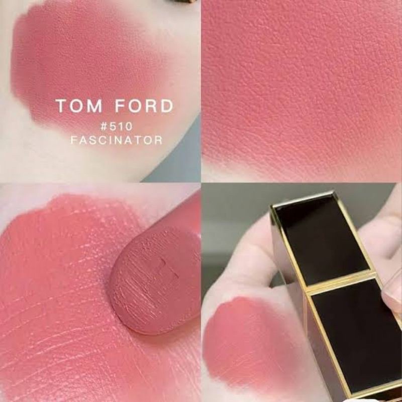 แท้ เคาน์เตอร์ไทย TOM FORD BEAUTY LIP COLOR MATTE 510 FASCINATOR ลิปสติก TomFord Tom Ford Lipstick ส