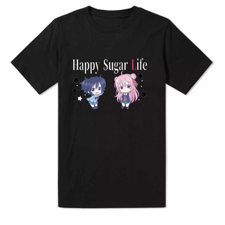 DRG ชีวิตแสนหวาน Happy Sugar Life น้ำตาลมัตสึซากะ เกลือโกเบ อะนิเมะ อุปกรณ์ต่อพ่วง เสื้อยืดสองมิติ