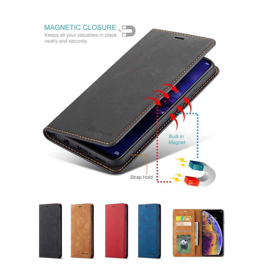 เคส Mobile Phone Casing for iPhone 17 16 15 14 13 Pro 12 mini 11 Xs Max X Xr 7 8 Plus Se 2 3 2022 2020 Flip Cover Leather Case Pu Leather