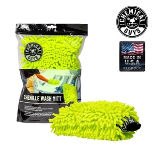 (ของแท้💯%) ถุงมือล้างรถ Chenille Microfiber Premium Scratch-Free Wash Mitt. chemicalguys