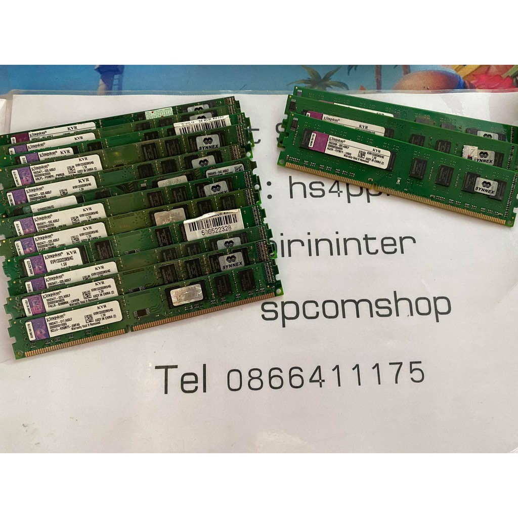 🍀แรม สำหรับคอมพีซี ram pc ddr3🍀