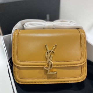 กระเป๋า SA INT LAURENT  SOLFERINO BOX BAG งานออริ สวยมากๆทำจากหนังเเท้100% 💛