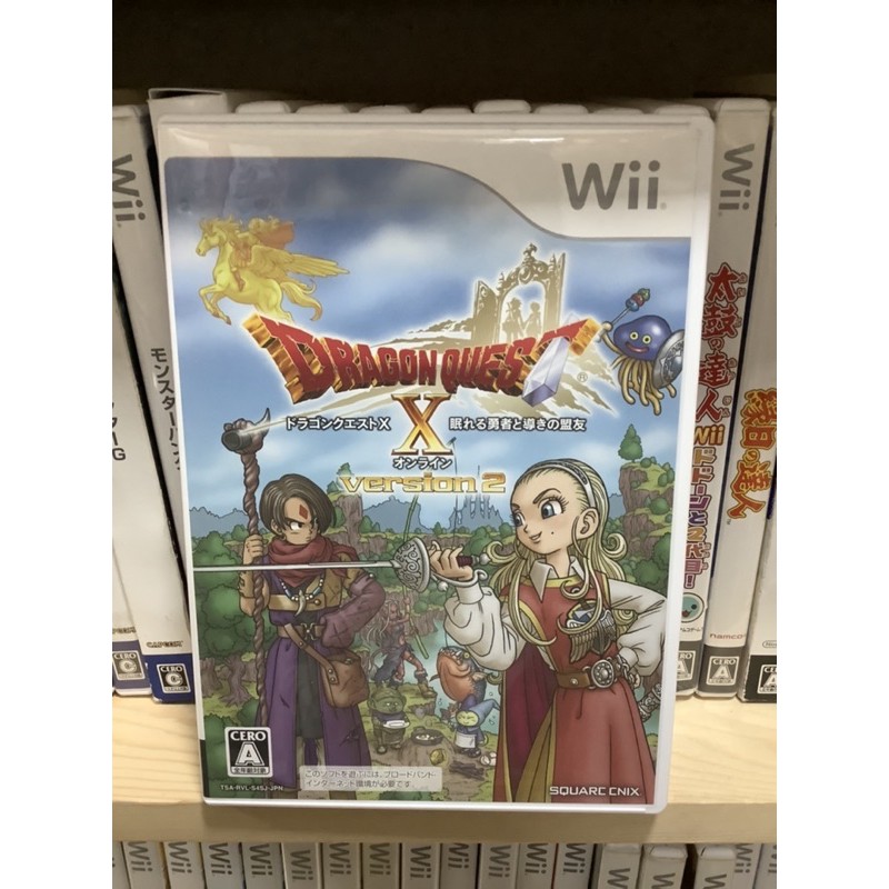 แผ่นแท้ [Wii] Dragon Quest X Online - Version 2 (Japan) (RVL-P-S4SJ) Nemureru Yuusha to Michibiki no
