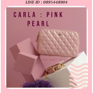 กระเป๋า KEEP รุ่น Carla สวยตาแตกมาก ~ พิเศษหมุด logo Brand รอบก้นกระเป๋าทำให้ดูมีดีเทลมากขึ้น   สีทองแบบ อ่อนๆ สว่างๆ รั