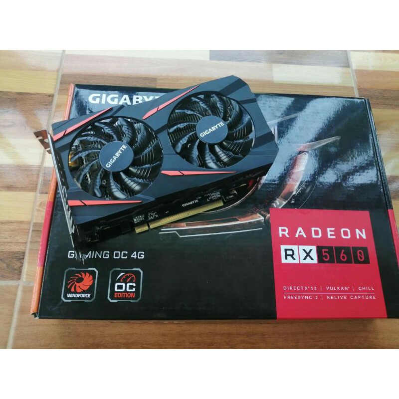พร้อมส่ง✴RX 560 4GB มือสอง ครบกล่อง