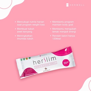 HERWELL Herslim 1 Sachet - Meal Replacement Suplemen Diet