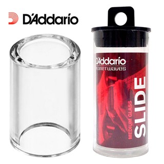 DAddario® PWGS-SM สไลด์แก้ว แหวนสไลด์กีตาร์ อย่างดี ขนาดกลาง รูกว้าง 21.5 มิล ยาว 51 มม (Glass Guitar Slide)