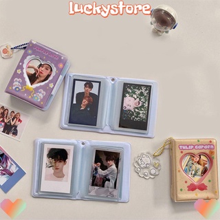 Lucky อัลบั้มรูปภาพ Pvc ขนาดเล็ก หลากสี สําหรับเก็บโปสการ์ด DIY