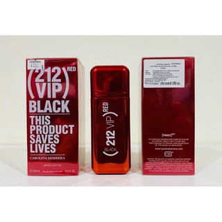 Carolina Herrera 212 VIP Black (Red Product) Limited Edition ซีล 100 ml