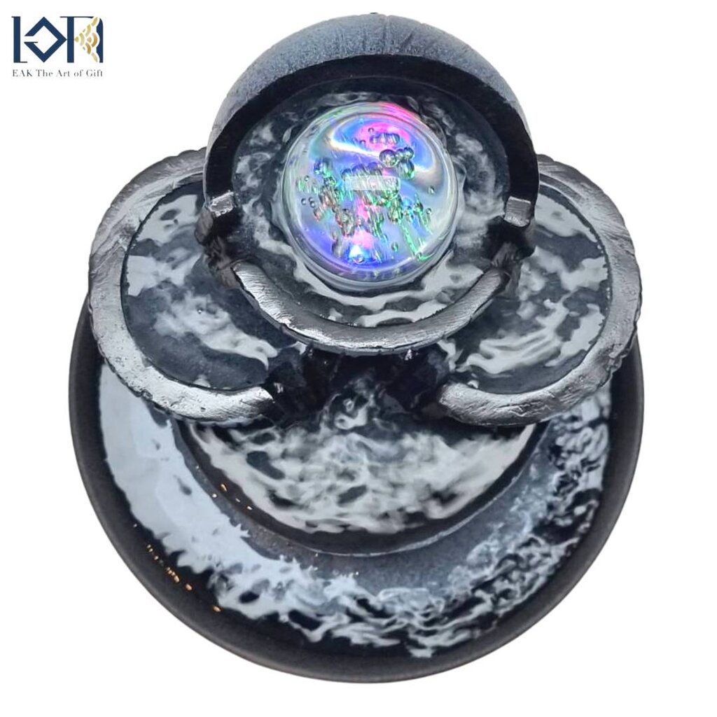 น้ำพุตั้งโต๊ะ รุ่นบ่อทอง8876 เสริมแก้ฮวงจุ้ย ตั้งวางบนโต๊ะทำงานตกแต่งบ้าน เป็นของขวัญมงคลได้ - รูปที่ 6