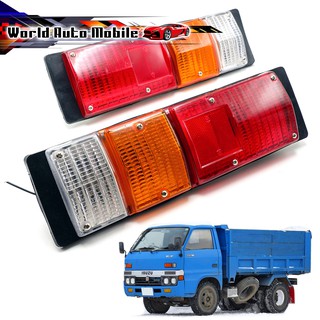 ไฟท้าย ข้างซ้าย+ขวา พร้อมหลอดไฟ + ขั้วไฟ Lh+Rh 2 ชิ้น Isuzu  KB Bedford S250 Truck LUV Chevy Pickup Mini ปี