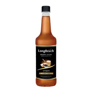 ลองบีช ไซรัป คุโรมิตซึ (บราวน์ชูก้าไซรัป) ขนาด 740 มล. LongBeach Syrup Kuromitsu (Brown Sugar Syrup) size 740 ml.