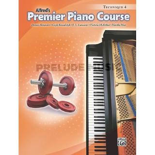 (โค้ดINCSM2Lลด70฿) Premier Piano Course, Technique 4 00-34106