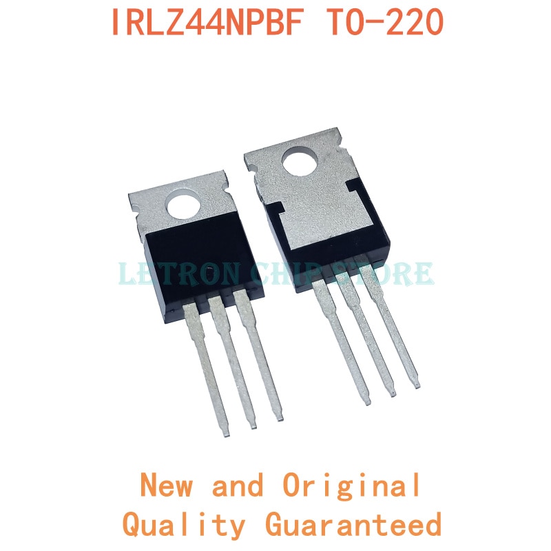 10 ชิ้น IRLZ44NPBF PARA-220 IRLZ44N LZ44N TO220 MOSFET N-CH 55V 47A IC e novo