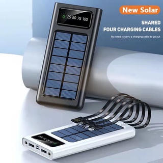 20000mAh Solar PowerBank Charger USB 20000mAh Power Bank พร้อมสายชาร์จ Micro Type-c