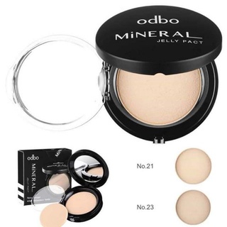 Odbo Mineral Jelly Pact Makeup Powder  โอดีบีโอ ออโด้ แป้ง มิเนอรัล เจลลี่ แพค #OD619 12g