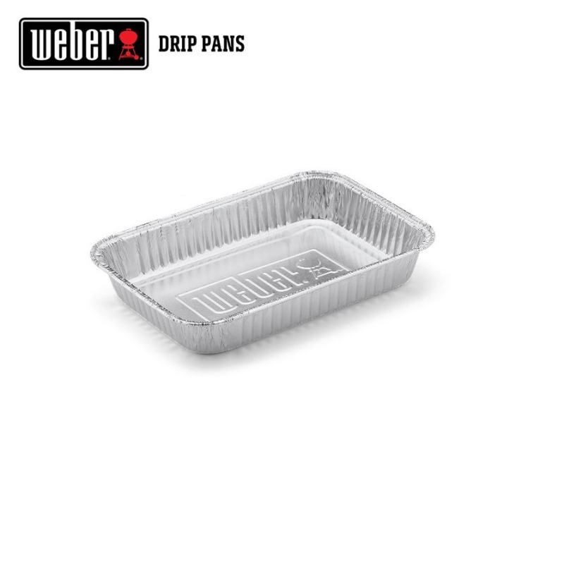 WEBER Drip Pans (10 pcs) อุปกรณ์เตาปิ้งย่างเวเบอร์ ถาดฟอล์ยรองน้ำมันด้านล่างเตา
