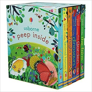 Usborne Peep Inside  เซตหนังสือปกแข็งด้านในเป็นแผ่นเปิดปิด (lift-the-flap)