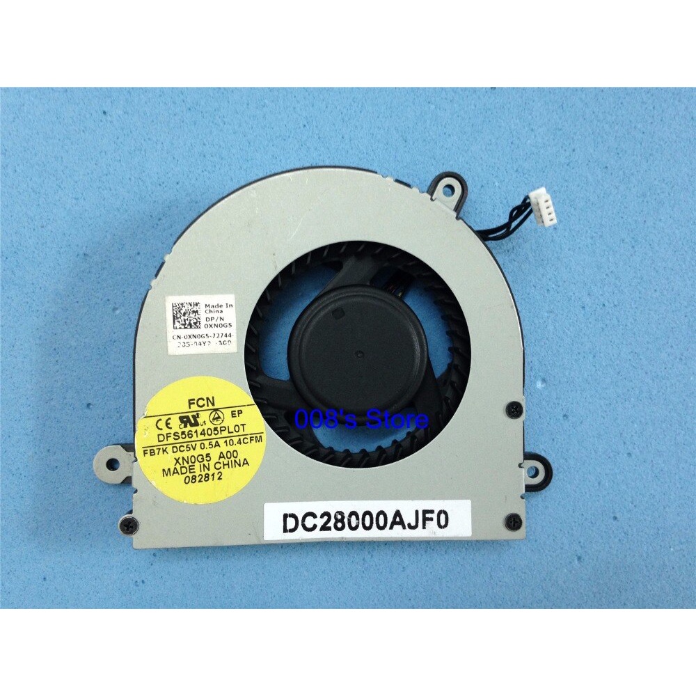 แล็ปท็อปใหม่ CPU Cooling Cooler พัดลมสําหรับ DELL Alienware M14X R2 M14XR2 DP/N: 0XN0G5 DC28000AJF0 