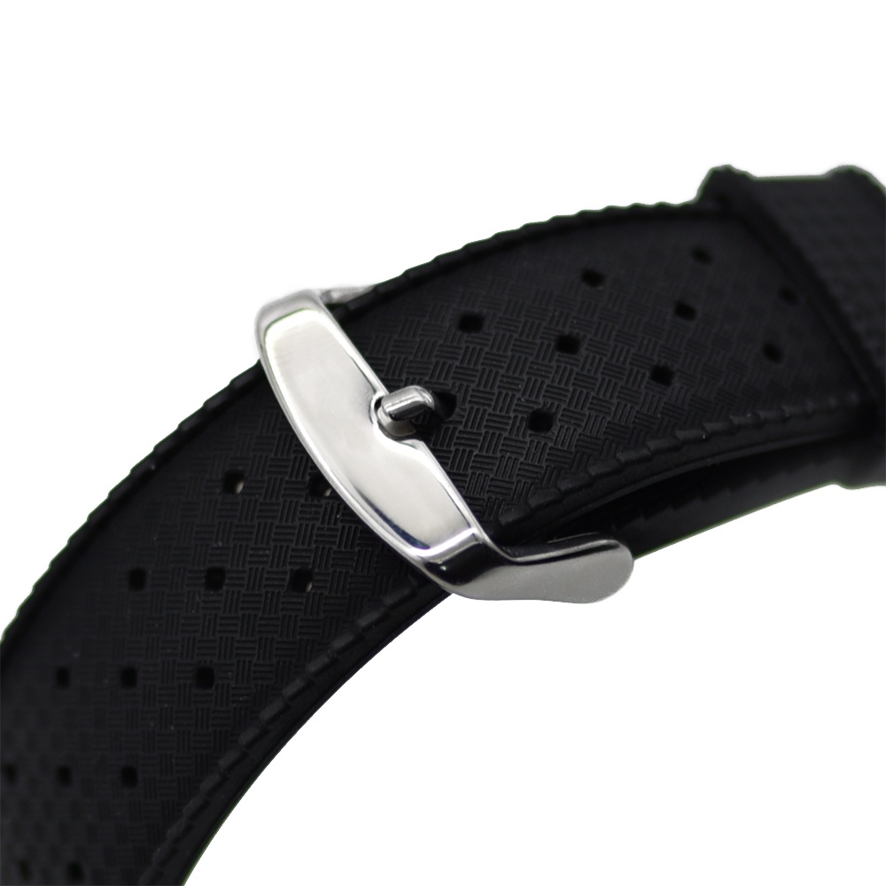 Premium Grade Tropic Rubber Watch Strap 20mm 22mm Black Blue Green Silicone Watch Band Women Men's Watch Accessories
