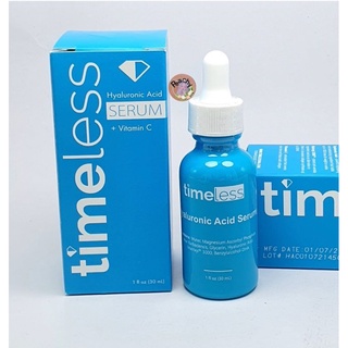 พร้อมส่ง แท้100%]Timeless Skin Care Hyaluronic Acid + Vitamin C Serum 30ml.