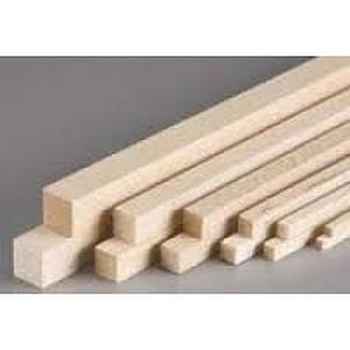 ไม้บัลซ่าชนิดเสาเหลี่ยม ( Balsa Stick ) ขนาด 2-20 มิล  บัลซ่า Balsa ไม้บัลซ่า