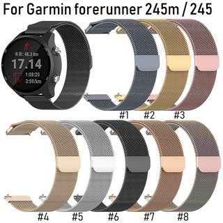 สายนาฬิกา Garmin Forerunner 245 245M / Garmin forerunner 645 Stainless Steel Strap for forerunner 645, สาย Garmin Venu Sq Watch Band