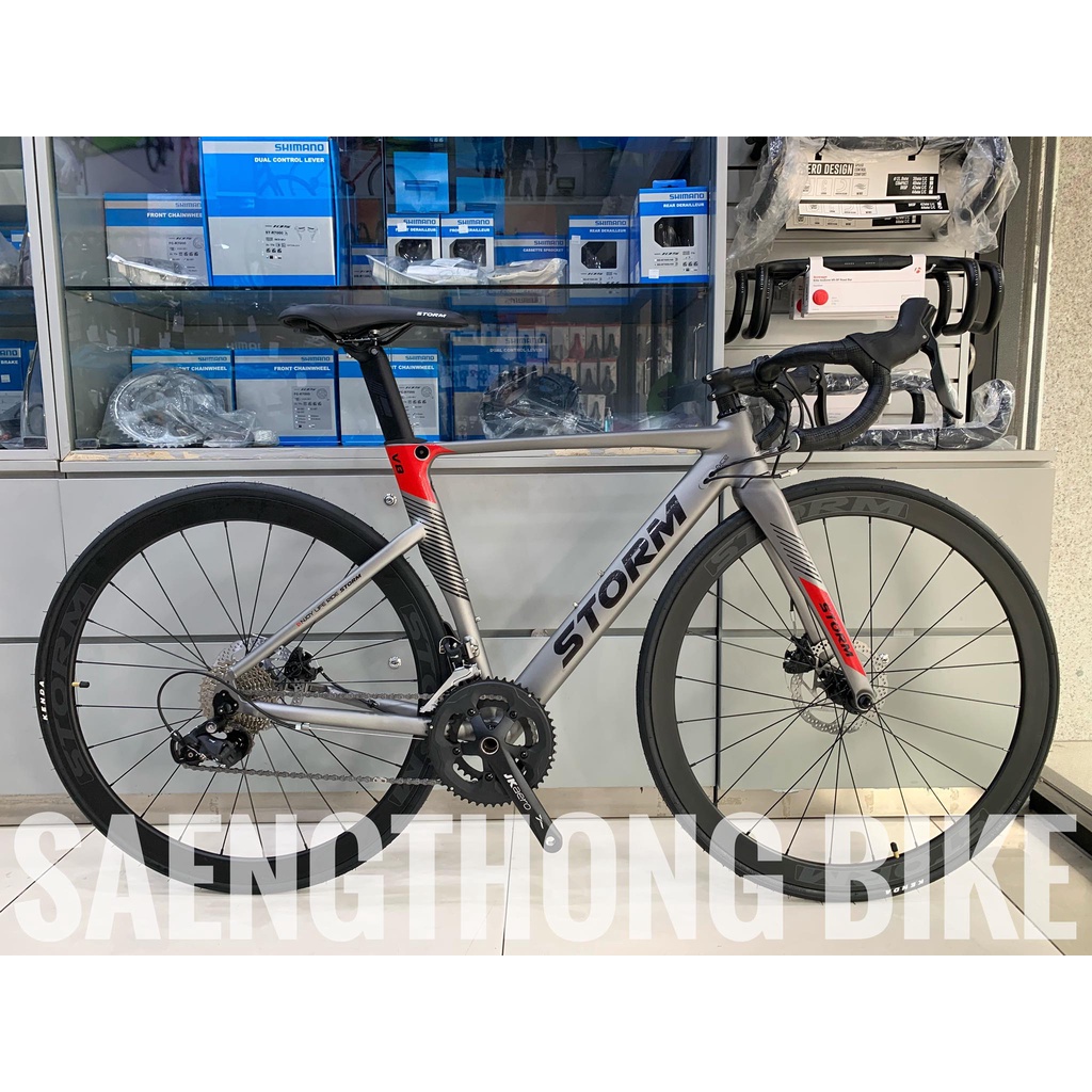 เสือหมอบ STORM Disc เฟรมอลูมิเนียม อัลลอย (แบรนด์เครือ Pinelli Z9) ราคาสุดค้ม