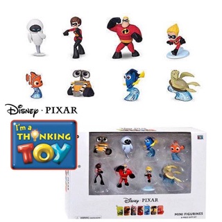 🇺🇸 ลิขสิทธ์แท้จากอเมริกา 🇺🇸 THINKWAY TOYS DISNEY PIXAR MINI FIGURE SET