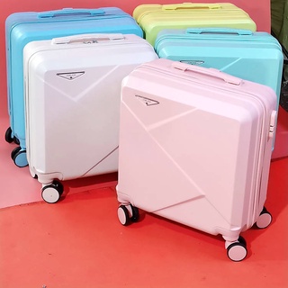 กระเป๋าเดินทาง. INS SuitCase เวอร์ชั่นเกาหลีขนาด 18 นิ้วของกระเป๋าสัมภาระนักเรียนหญิง 20 นิ้วดึงกล่องรหัสผ่านกล่องชายกล่