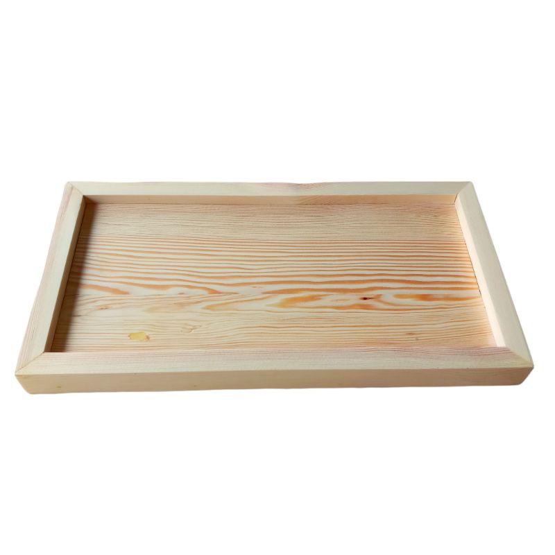 WOODEN TRAY DUTCH TEAK WOOD TRAY