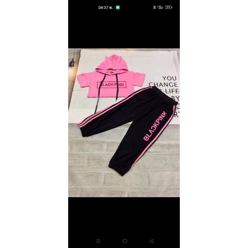 ชุดblackpinkกางเกงขายาว