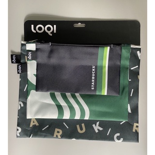 Starbucks SINGAPORE Limited Starbucks × LOQI Bags 3 Sizes SET พร้อมส่ง เซ็ตสุดท้าย! กระเป๋าอเนกประสงค์ของสตาร์บัค