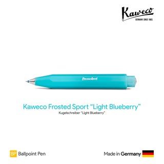 Kaweco Frosted Sport "Light Blueberry" Ballpoint Pen - ปากกาลูกลื่นคาเวโก้ฟรอสต์สปอร์ต สีบลูเบอร์รี่อ่อน