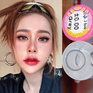 *มีค่าสายตา* คอนแทคเลนส์ : Cafe3tone eff16 (Wink) เซ็กซี่ สวยมาก เลนส์มินิ สีเทา น้ำตาล