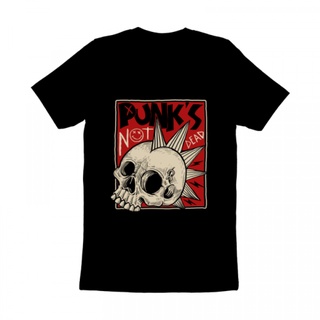 เสื้อยืดผู้ชาย เสื้อยืด พิมพ์ลาย Gildan Punk Not Dead สําหรับผู้ชาย และผู้หญิง S-5XL