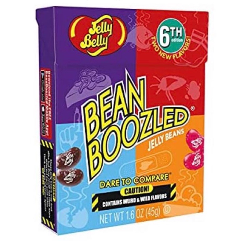 Bean Boozled Jelly Bean Fiery Five Challenge 45g (รุ่นใหม่ 6th edition) ใหม่ลูกอมเสี่ยงทาย คุณกินเผ็