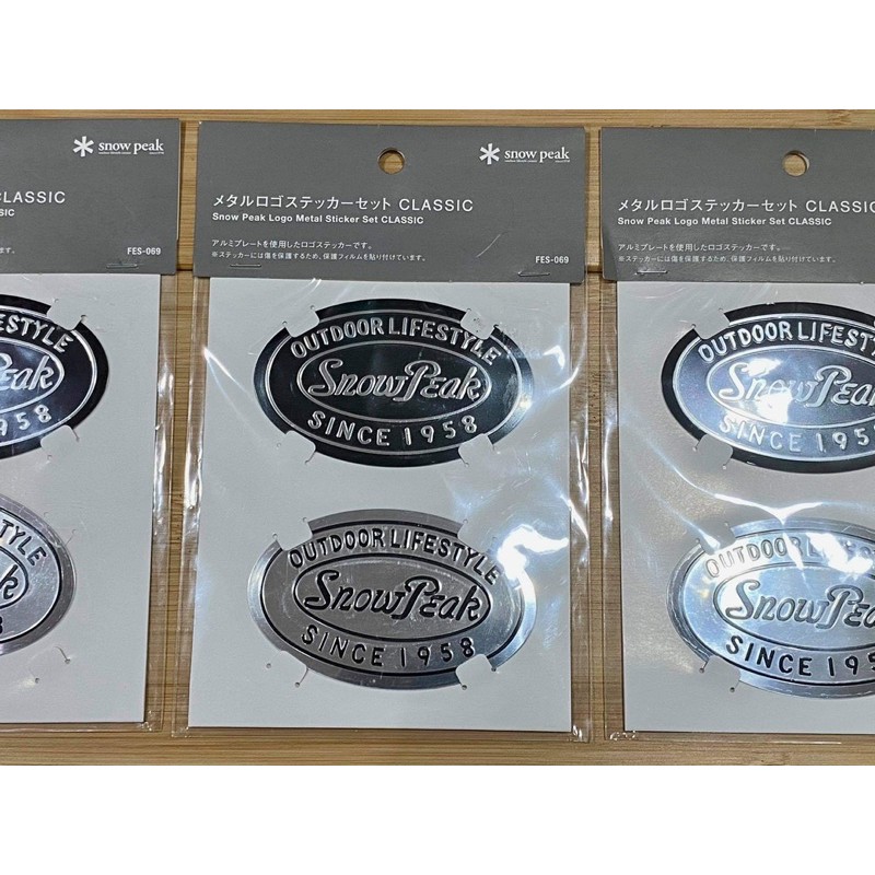สติ๊กเกอร์ SNOW PEAK METAL LOGO STICKER LIMITED