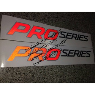 สติ๊กเกอร์สะท้อนแสงตัดคอม PRO SERIES sticker ติดรถ แต่งรถ MAZDA มาสด้า