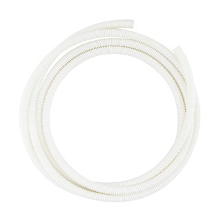 ท่ออ่อน ท่ออ่อนลายลูกฟูก HACO 16 มม. 5 ม. สีขาว ท่อร้อยสายไฟ อุปกรณ์ งานระบบไฟฟ้า FLEXIBLE CONDUIT HACO 16MM 5M WHITE