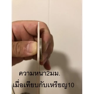 แผ่นอะคริลิคปิดรูลูกบิดประตู(ความหนา2และ3มม.)ราคานี้=1ชิ้น