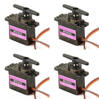 1/4/ ชิ้น MG90S ไมโครมอเตอร์เซอร์โวทาวเวอร์ MG90S Servo เซอร์โวมอเตอร์ มีของในไทยพร้อมส่งทันที