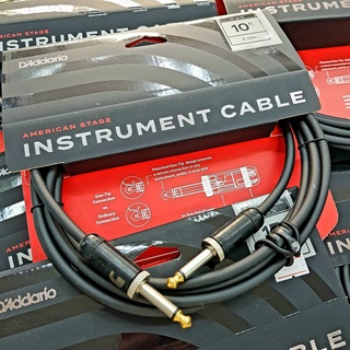 สายสัญญาณคุณภาพสูง DAddario AMERICAN STAGE INSTRUMENT CABLE หัวตรง-ตรง (Assembled in USA.)