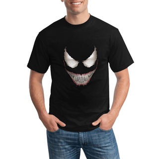 มาใหม่ เสื้อยืด ผ้าฝ้าย 100% พิมพ์ลาย Marvel Venom Big Face Gildan ฮาโลวีน