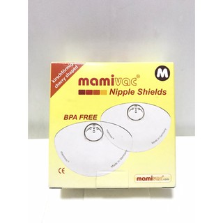 แผ่นป้องกันหัวนม ขนาด M (22 มิล) Nipple Shield Medium M (22 mm) Mamivac ซิลิโคนครอบหัวนม