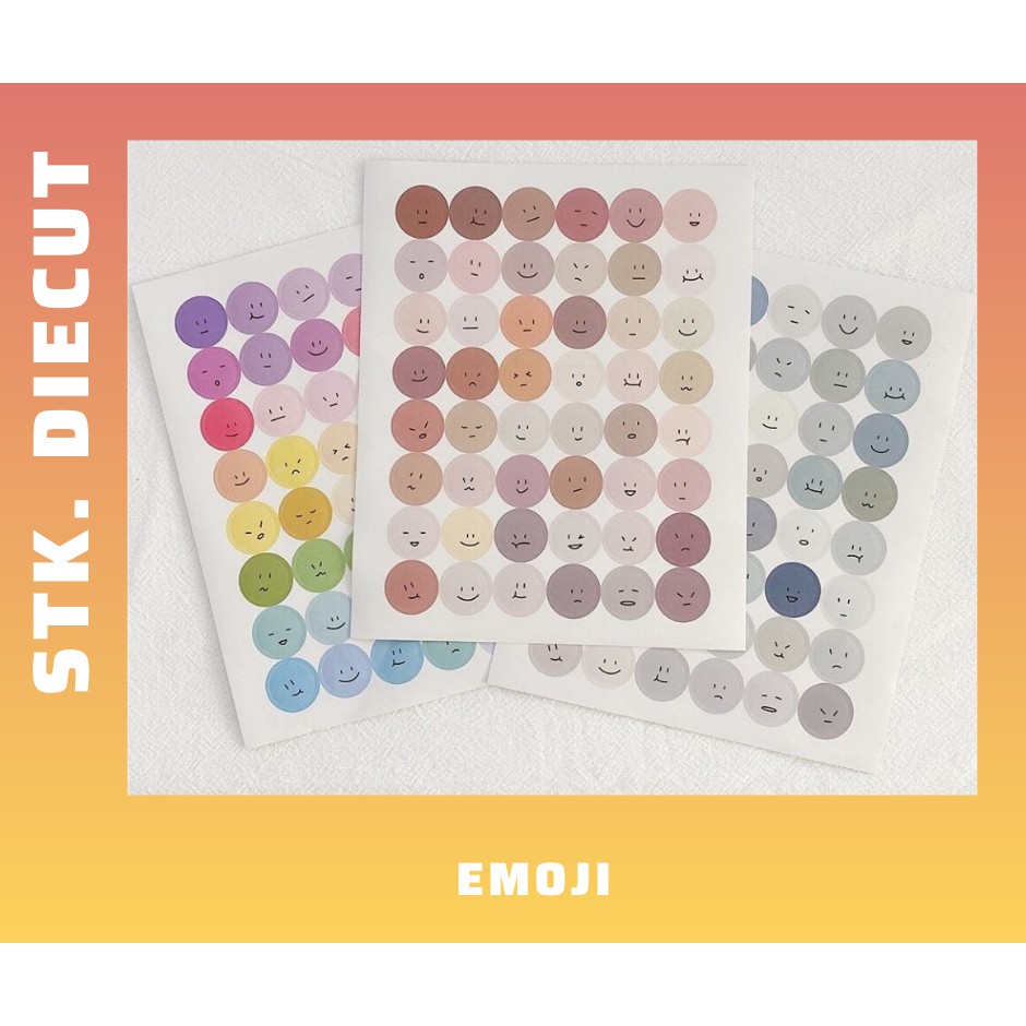 Stickers Emoji. "Die-cut" 😄🌽