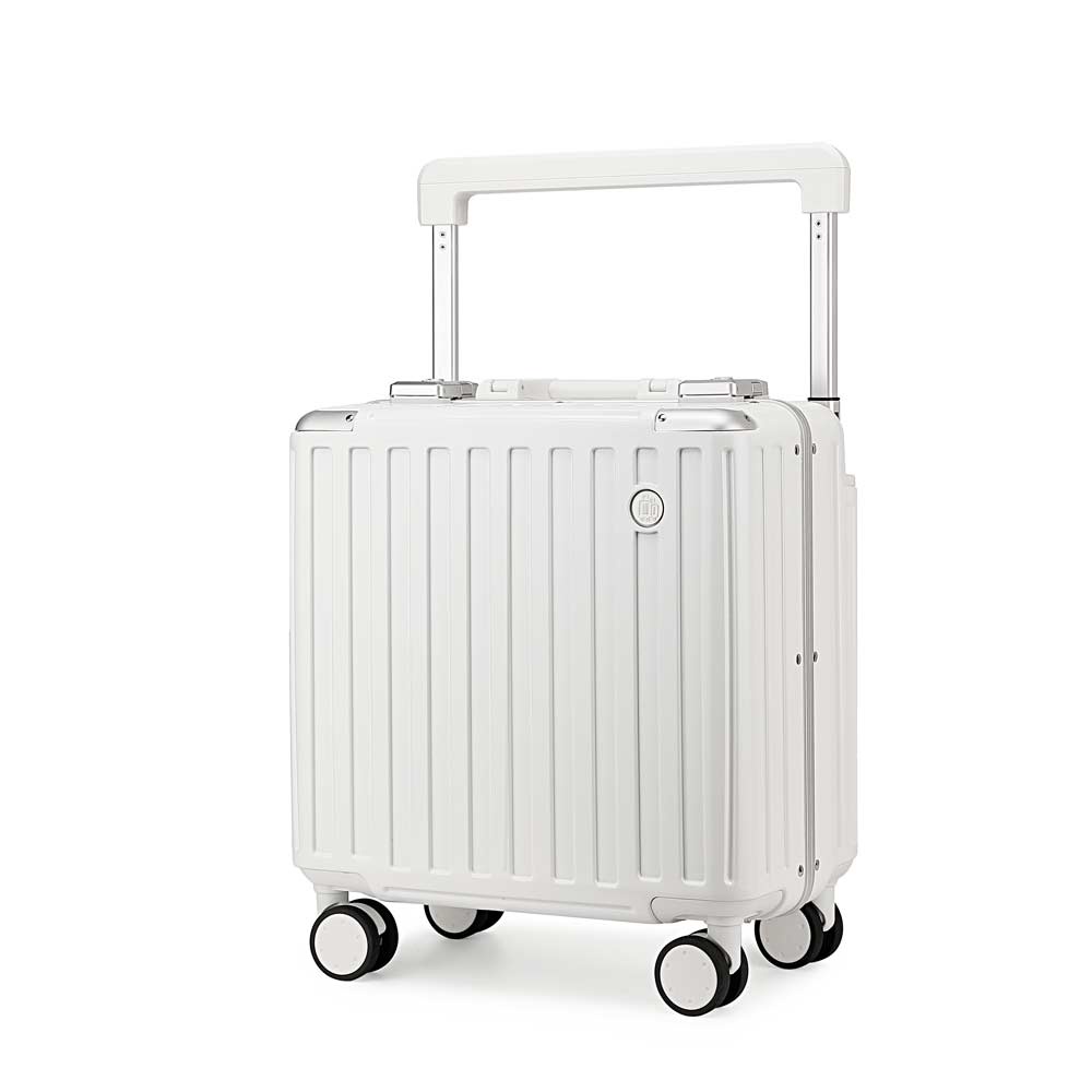 [รับประกัน5ปี] SiamChoice กระเป๋าเดินทางล้อลาก โครงอลูมิเนียม วัสดุPC luggage bag suitcase 18 นิ้ว ระบบล็อค TSA  ล้อคู๋