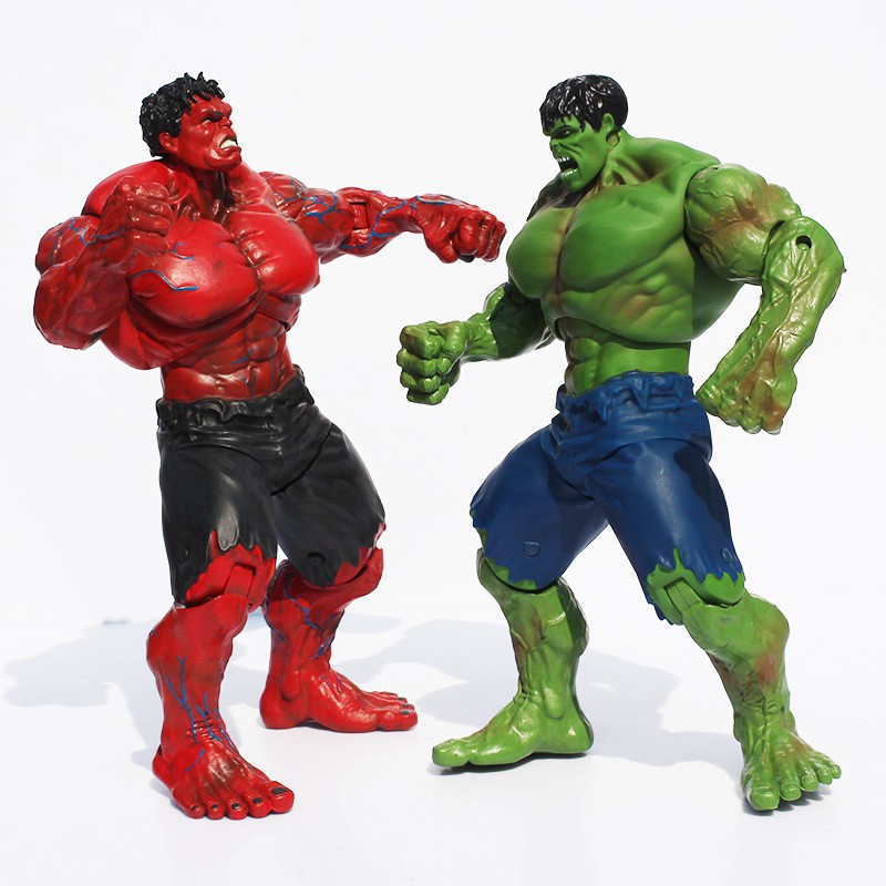 26 ซม.Super Hero The Avengers The Hulk Robert Bruce แบนเนอร์ PVC Action Figure ของเล่นสีแดงสีเขียว H