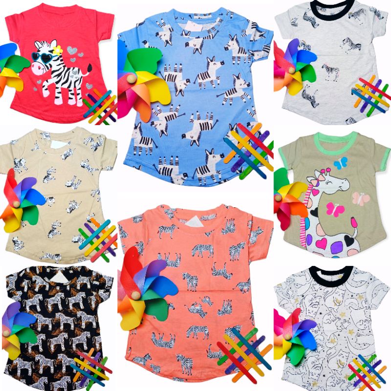 GIRL TSHIRT 1-6Y TSHIRT GIRL KIDS WEAR TOP TEES BAJU BUDAK TSHIRT BUDAK GIRL